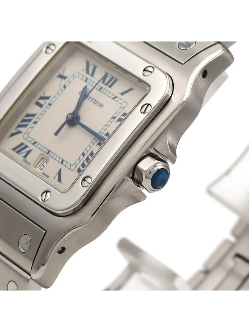 Cartier Santos Galbe LM SS Quartz Watch